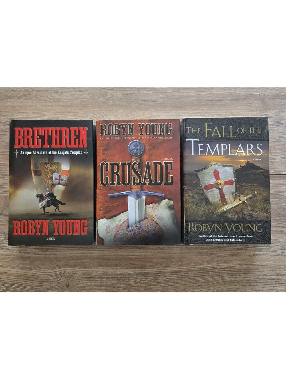 Brethren Trilogy [Robyn Young] Brethren + Crusade + Fall of Templars 3-Book Lot